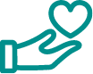 hand and heart icon