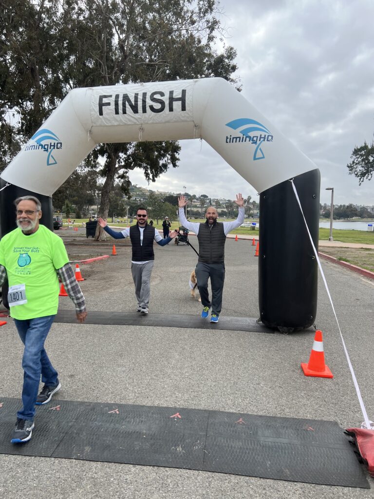 Finish Line with Survivor Walter